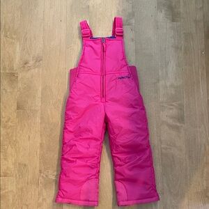 Arctix Kids Overalls in Bright Pink